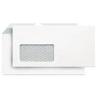 Briefumschläge Lettersafe DIN lang mit Fenster 80g haftklebend weiß 500 Stück