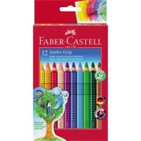 Faber-Castell Farbstift Jumbo GRIP 110912 farbig sortiert 12 Stück