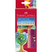Faber-Castell Farbstift Colour GRIP 112424 farbig sortiert 24 Stück