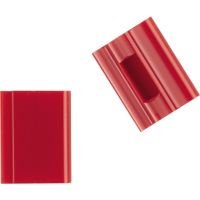 ELBA Farbreiter aus PVC zum Aufstecken rot 25 Stück