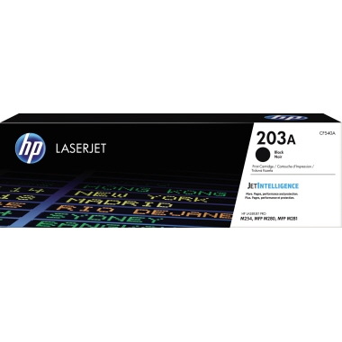 HP Toner CF540A Nr.203A 1.400Seiten schwarz