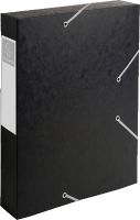 EXCACOMPTA Dokumentenboxen CARTBOX/16016H, schwarz, 60mm, 700my