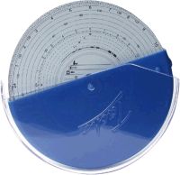 RNK Diagrammscheiben-Sammelbehälter/3099, blau, für 100 Scheiben, Ø 14 cm