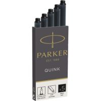 Parker Tintenpatrone Quink Z44 1950382 S0116200 schwarz 5 Stück