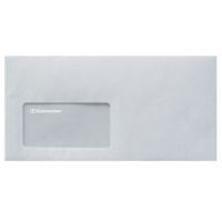 Soennecken Briefumschläge 1305 DIN lang 80g mit Fenster haftklebend weiß 1.000 Stück