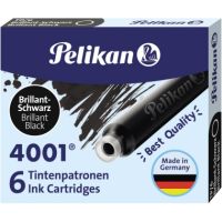 Pelikan Tintenpatrone 4001 TP/6 301218 brillantschwarz 6 Stück