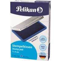 Pelikan Stempelkissen 331017 Gr.2 7x11cm Metallic-Gehäuse blau