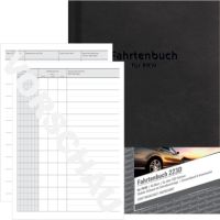 Avery Zweckform Fahrtenbuch Design 223D DIN A5 48Blatt schwarz