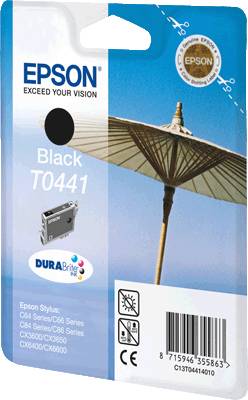 EPSON Tintenpatrone T04414010 schwarz Inhalt 13ml