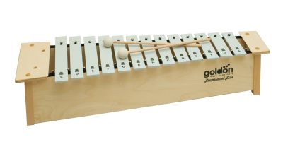 Goldon Sopran Metallophon 10100 16 Alu Klangplatten