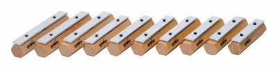Goldon Klangbausteine 11601 Holz 10 Töne mit Schlägel