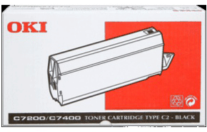 OKI Lasertoner für C7000, schwarz