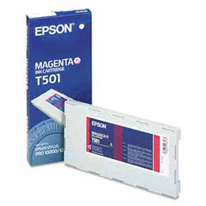 EPSON Großformattintenpatrone, T501011, magenta