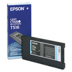 EPSON Großformattintenpatrone, T516011, hell cyan