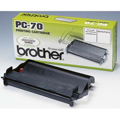 Brother Thermotransferrolle PC70 für Fax T72/74/76 144 S.