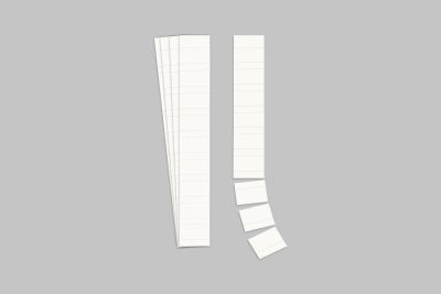 Ultradex Steckkarten für Planrecord 140408 40 mm weiß 90 Stück