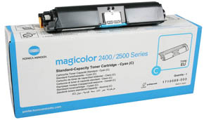 Konica Minolta Lasertoner für Magicolor 2400W, cyan, 1.500 Seiten