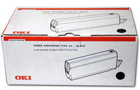 OKI Lasertoner für C7100, 7300, 7500, schwarz