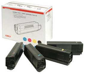 OKI Lasertoner für C7100, 7300, 7500, rainbow-kit, bk/c/m/y