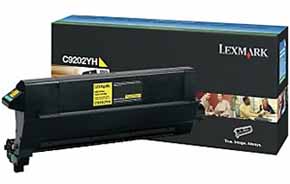 Lexmark Lasertoner C9202YH, gelb