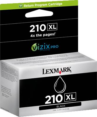 LEXMARK Tintenpatrone 14L0174E schwarz