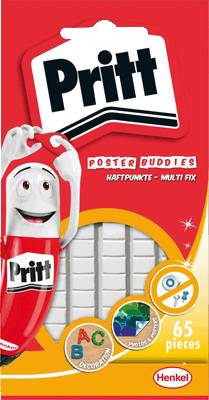 Pritt Multi-Fix Haftpunkte - wiederablösbar/PGP55 Inhalt 65 Haftpunkte