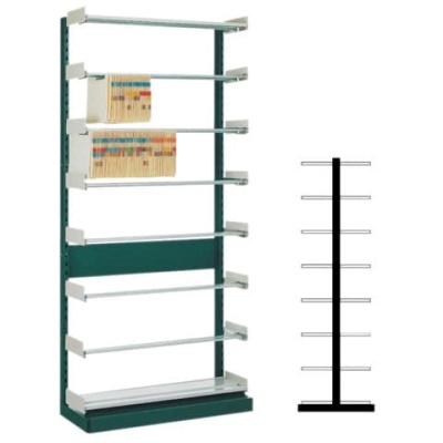 LEITZ 8654-00-00 OrgaClass Doppel-Grundregal für Pendelregistratur 103 cm