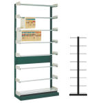 LEITZ 8655-00-00 OrgaClass Doppel-Anbauregal für Pendelregistratur 100 cm
