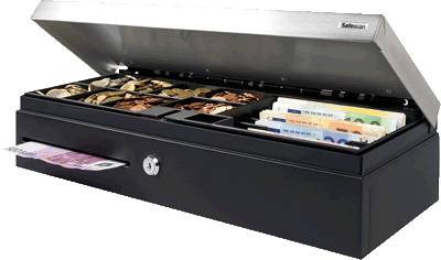 Safescan Kassenlade Klappdeckel SD-4617S/132-0434 schwarz