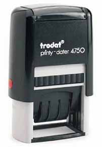 trodat Printy Dater 4750 Datumstempel 41 x 24 mm