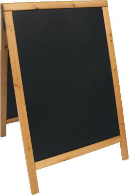 Securit Kundenstopper SBDW-TE-85 teak