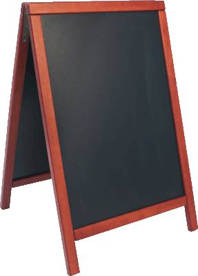 Securit Kundenstopper SBD-M-85 mahagoni