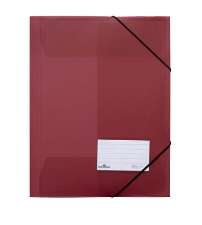 DURABLE Eckspannermappe 999109793 DIN A4 PP rot