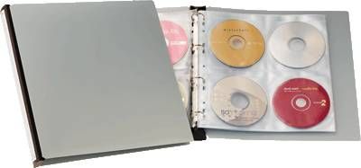 DURABLE CD/DVD-Ringbuch für 96 CD/DVDs/5277-01 L322xB322xH40 mm schwarz 630 g