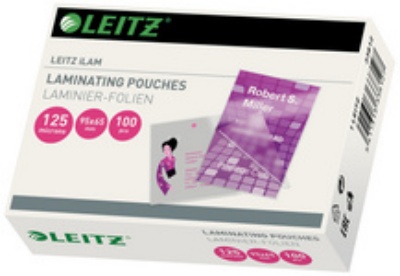 Leitz Folientasche Key Card 33812 95 x 65 mm 125mic 100 Stück
