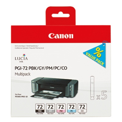 Canon Tintenpatrone 6402B009 PGI72 PRO-10 5 Stück