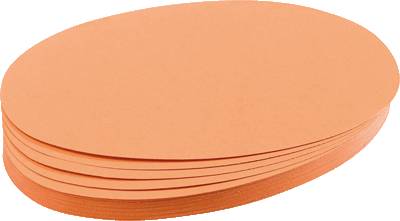 FRANKEN Moderationskarten Ovale UMZ 1119 05 orange 500 Stück