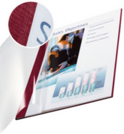 BuchbindemappeSoftcover 10,5mm 10St Bordeaux