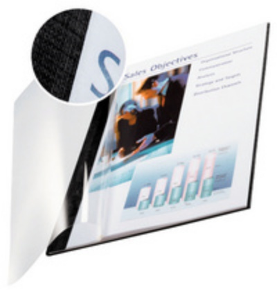 BuchbindemappeSoftcover 10,5mm 10St Schwarz