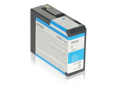 Epson Tintenpatrone C13T580200 T5802 80ml cyan