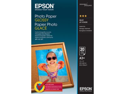 Epson Fotopapier C13S042535 DIN A3+ glänzend weiß 20 Blatt