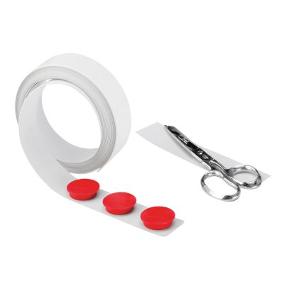 magnetoplan Metallband 5705105 metall weiß