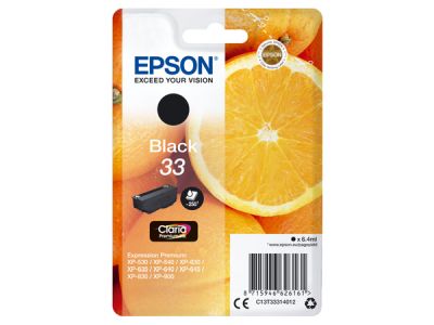 Epson Tintenpatrone C13T33314012 33 6,4ml 250Seiten schwarz