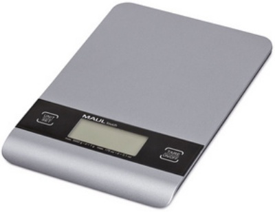 MAUL Briefwaage MAULtouch 1635095 5kg 1g-Teilung silber