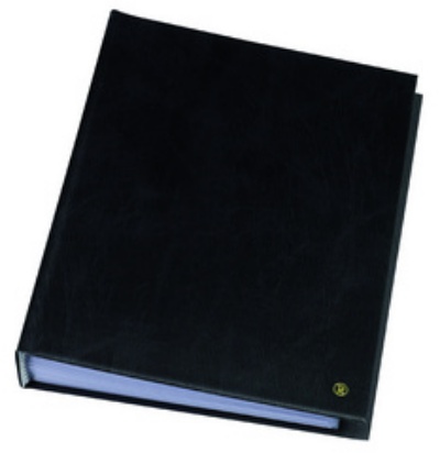 rillstab Sichtbuch Original 99444 DIN A4 40 Hüllen schwarz