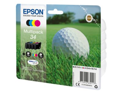 Epson Tintenpatrone C13T34664010 bk/cy/ge/ma 4 St./Pack.