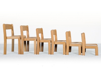 Kindergartenstuhl Tim 35 cm Sitzhöhe Dekor buche