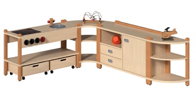 Kindergartenregalsystem John