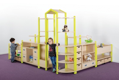 Kindergartenregalsystem Bianca