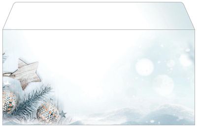 SIGEL Weihnachts Umschläge DU312 Snow Star DIN lang